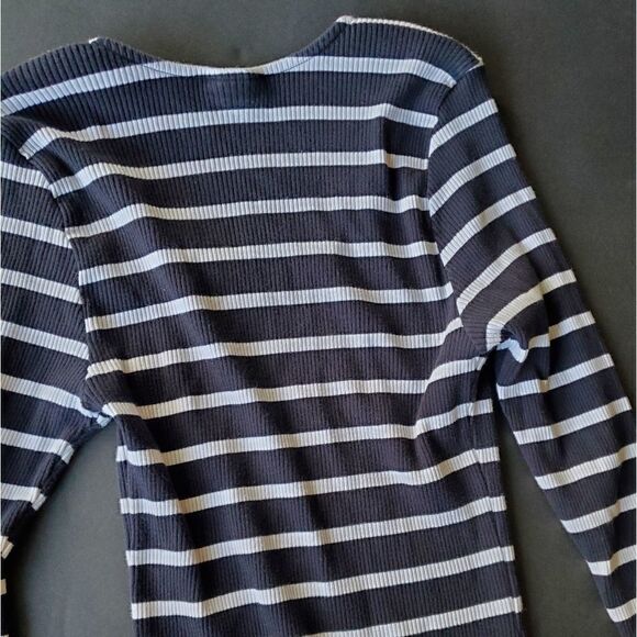 Torrid Striped Long Sleeve Knit Dress - Picture 6 of 9